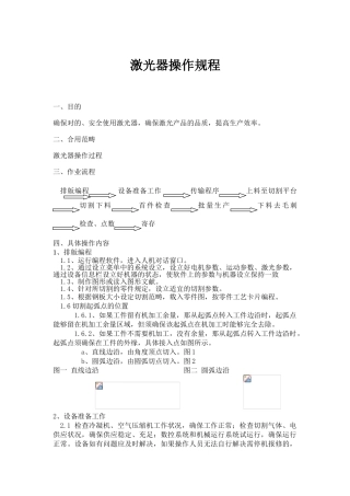 2025年激光切割作业指导书