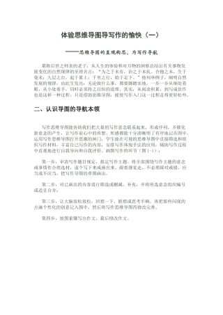 2025年体验思维导图导写作的快乐