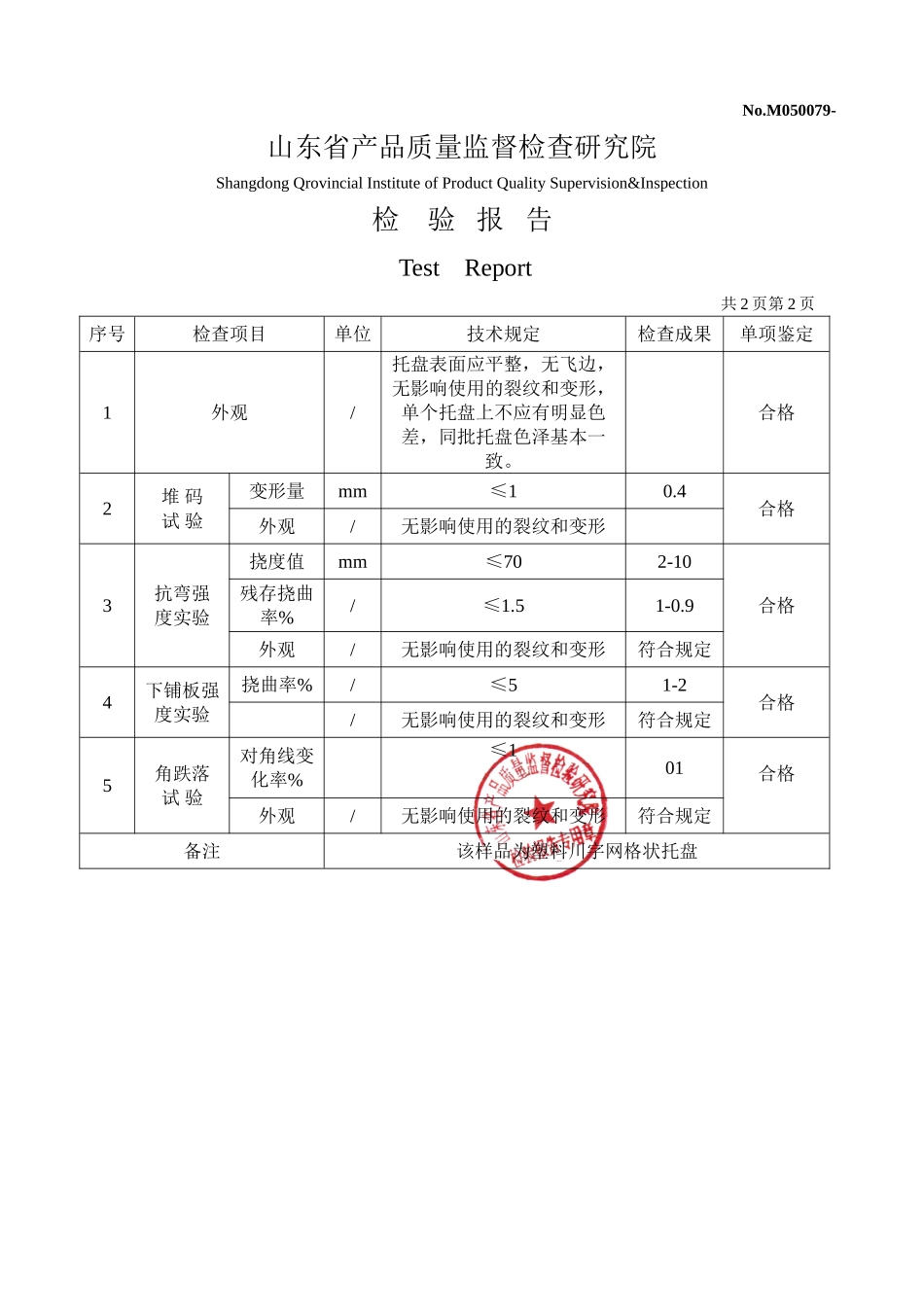 2025年托盘检验报告_第2页