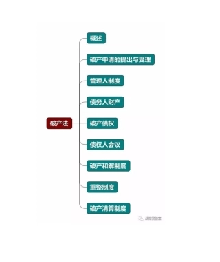 2025年破产法思维导图