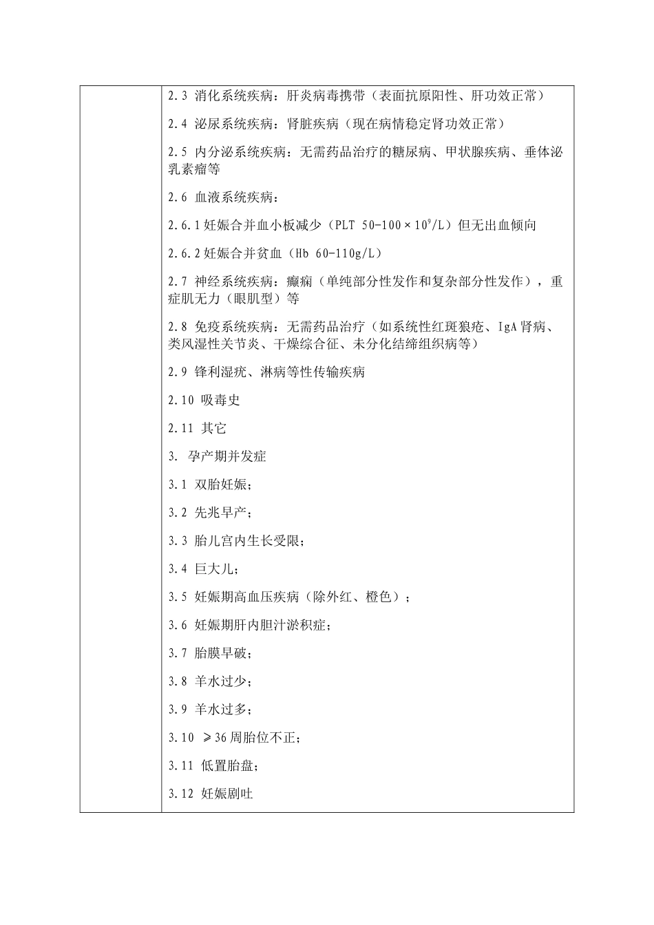 2025年孕产妇妊娠风险评估表_第2页