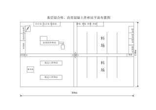 2025年搅拌站平面布置图