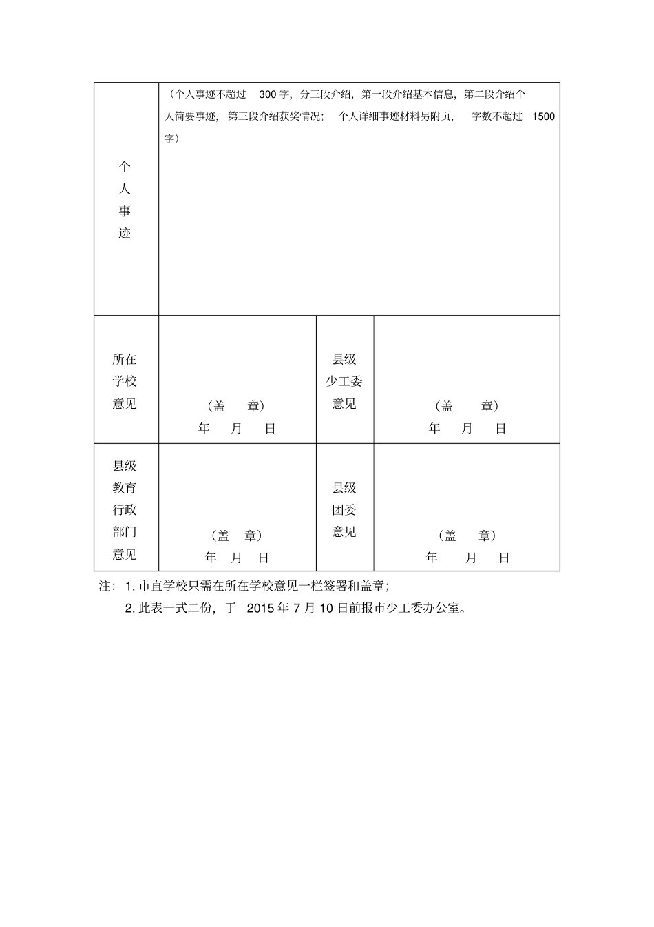 优秀少先队员评选方案71363_第3页