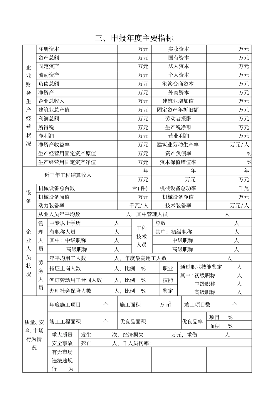 优秀建筑业企业申报表_第3页