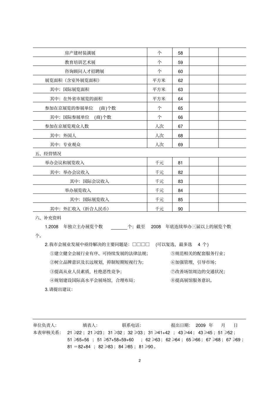 会展活动统计调查表_第2页