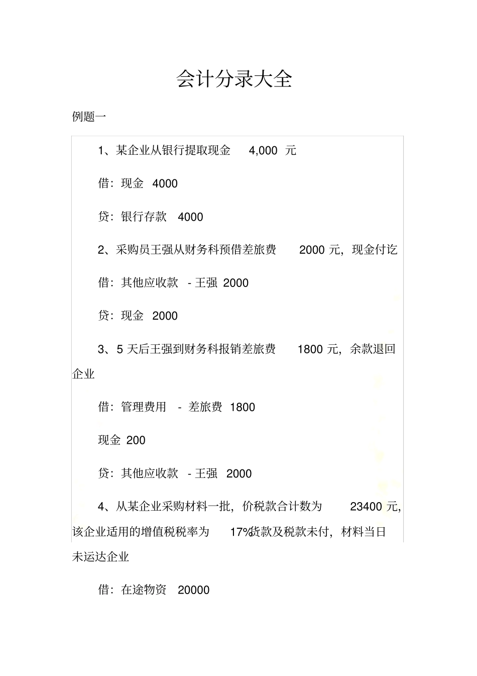 会计分录大全_第3页