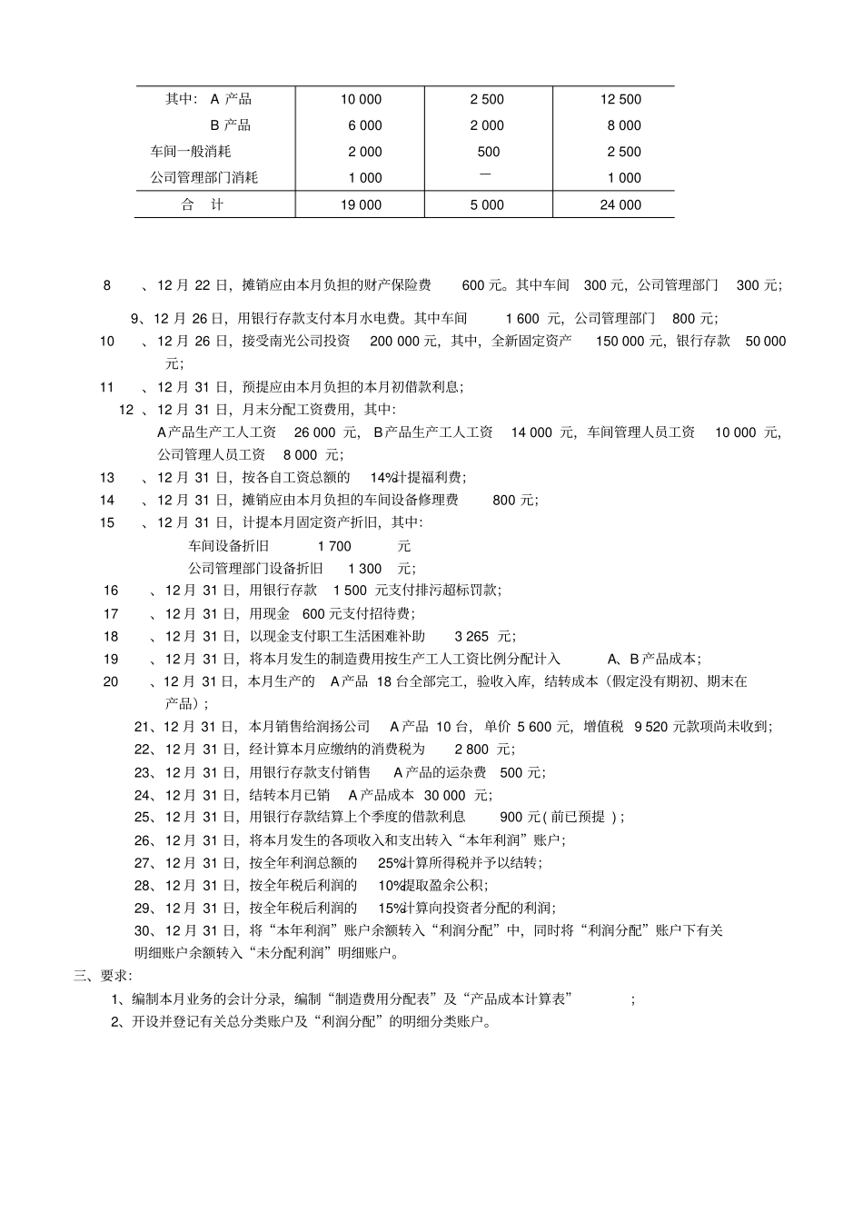 会计实训综合实训题1答案_第2页