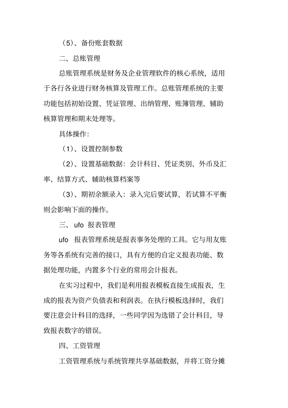 会计校内实习报告_第2页
