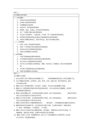 会计稽核员工作细则