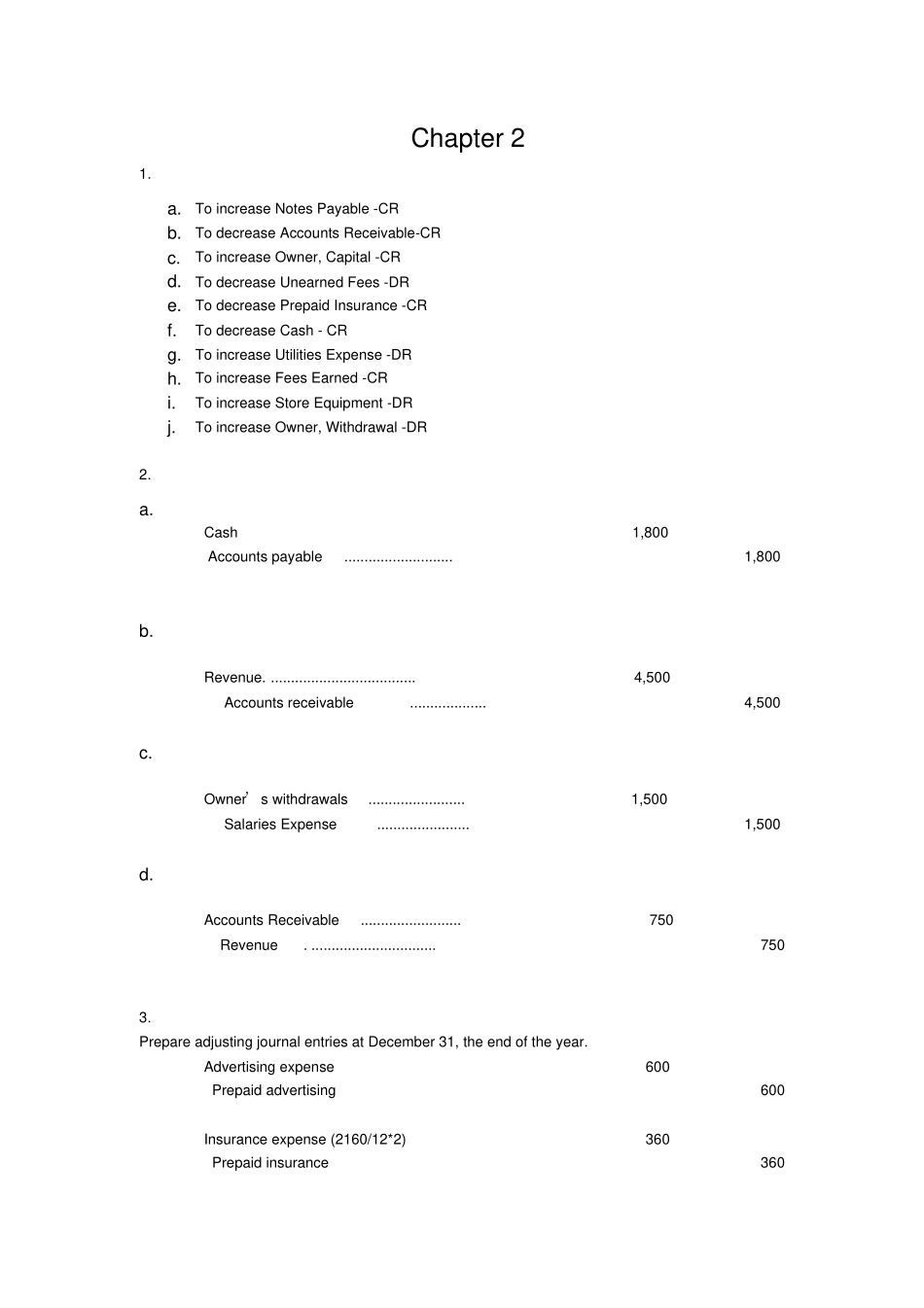 会计英语课后习题参考答案_第3页
