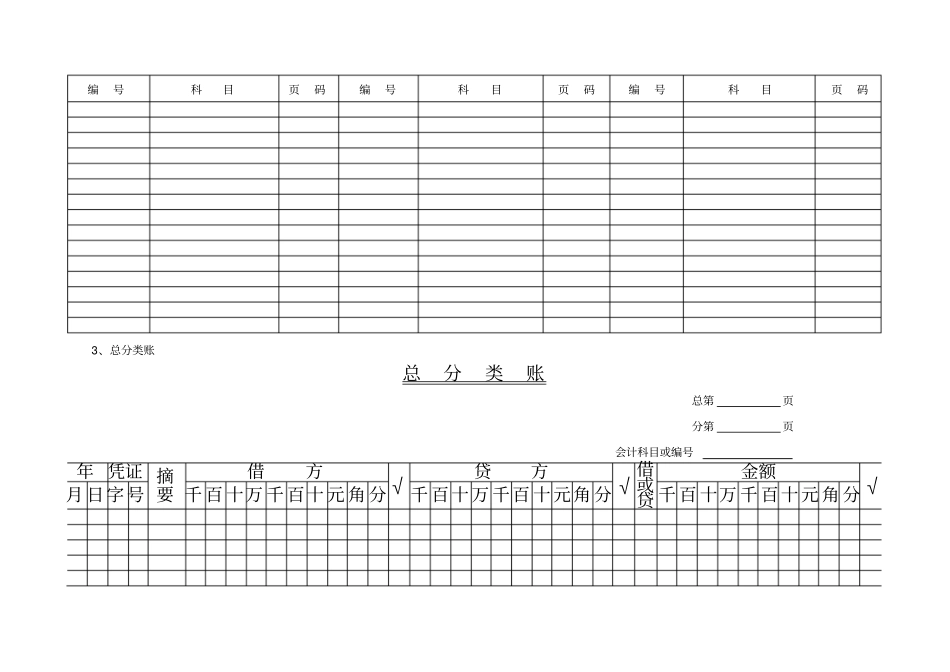 会计账簿格式样本_第2页
