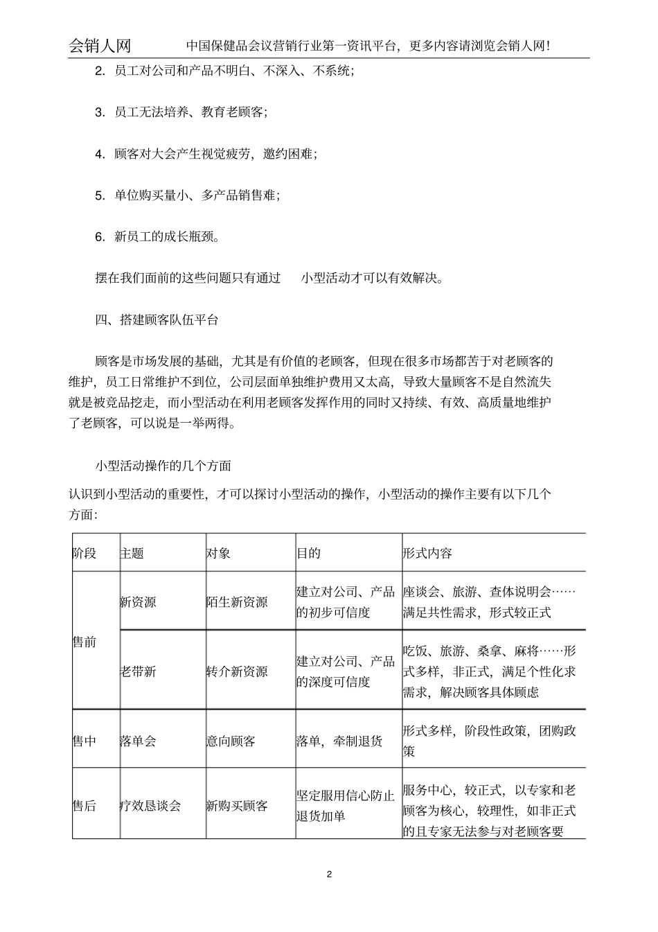 会议营销小型聚会实操分享_第2页
