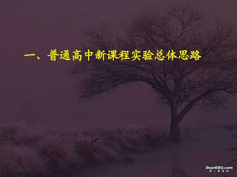 浙江省温州市新课程培训高一数学积极 稳妥 创新 务实第一阶段实施意见解读 新课标 人教版 课件_第3页