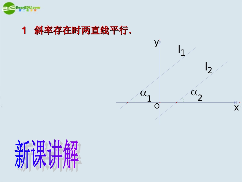 高中数学 两条直线平行与垂直的判定课件 新人教A版必修2 课件_第2页