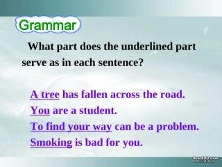 高一英语Unit4 astronomy grammar课件 新课标 人教版 课件
