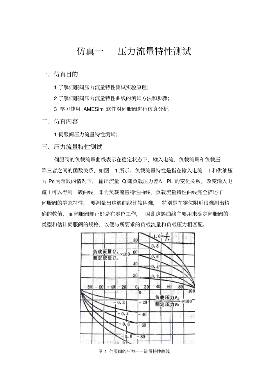 伺服阀特性测试系统仿真指导书汇总_第2页