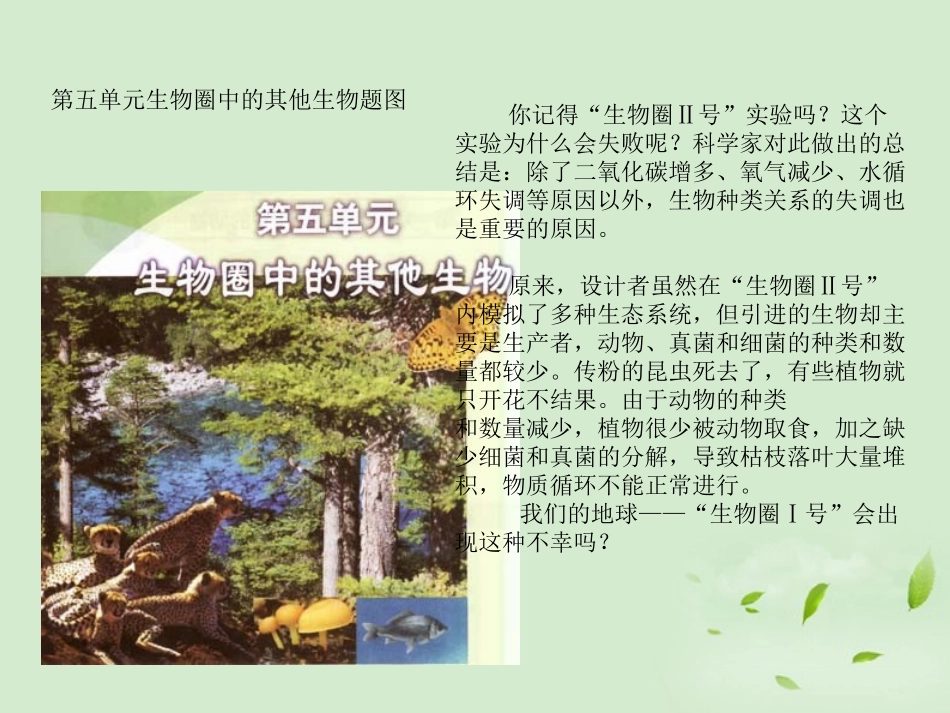 江西省萍乡四中八年级生物上册 第五单元水中生活的动物课件_第1页