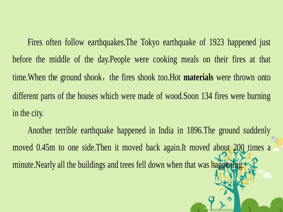 高中英语 Module 3 The Violence of Nature单元话题导读课件 外研版必修3 课件_第3页