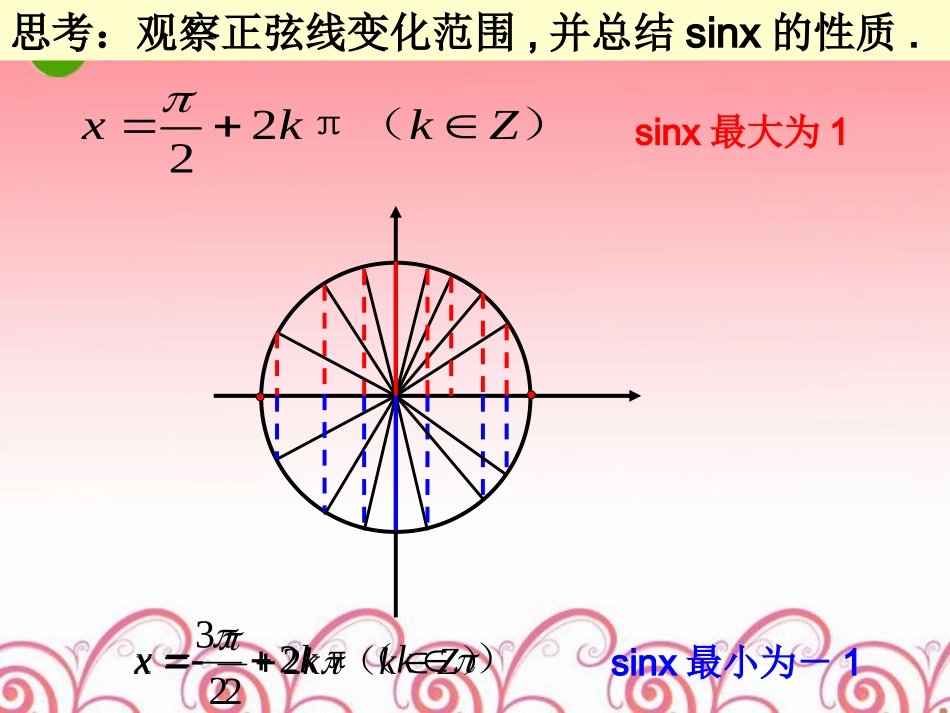 高中数学 53(正弦函数的性质)课件 北师大版必修4 课件_第2页