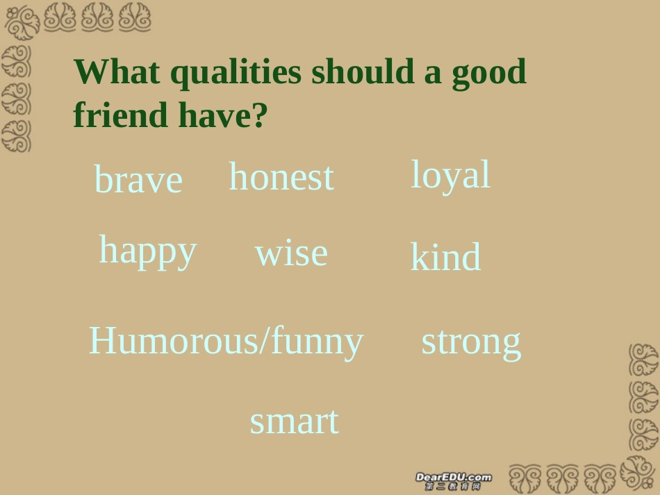 高一英语Unit1 Good friends课件 新课标 人教版 课件_第2页