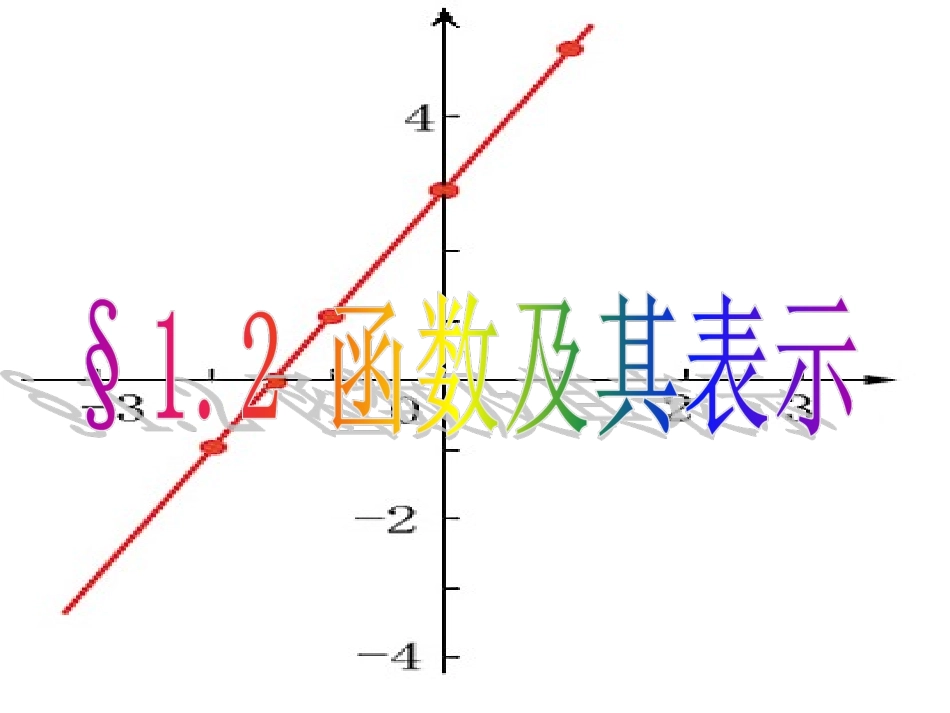 高一数学(函数及其表示)课件  课件_第1页