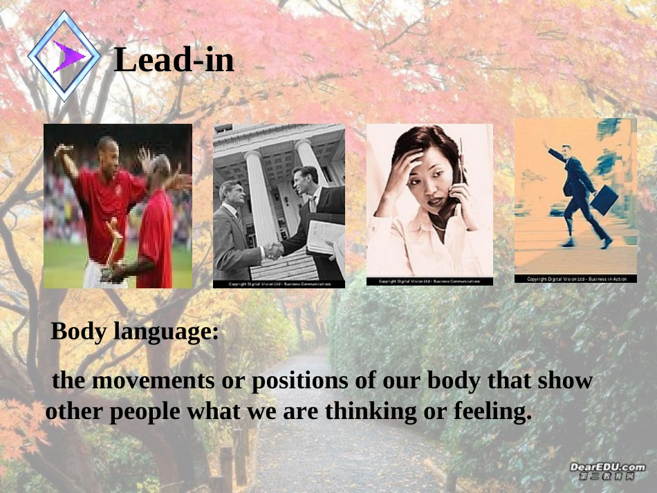 高一英语下册Unit21 Body Language  1 课件_第2页