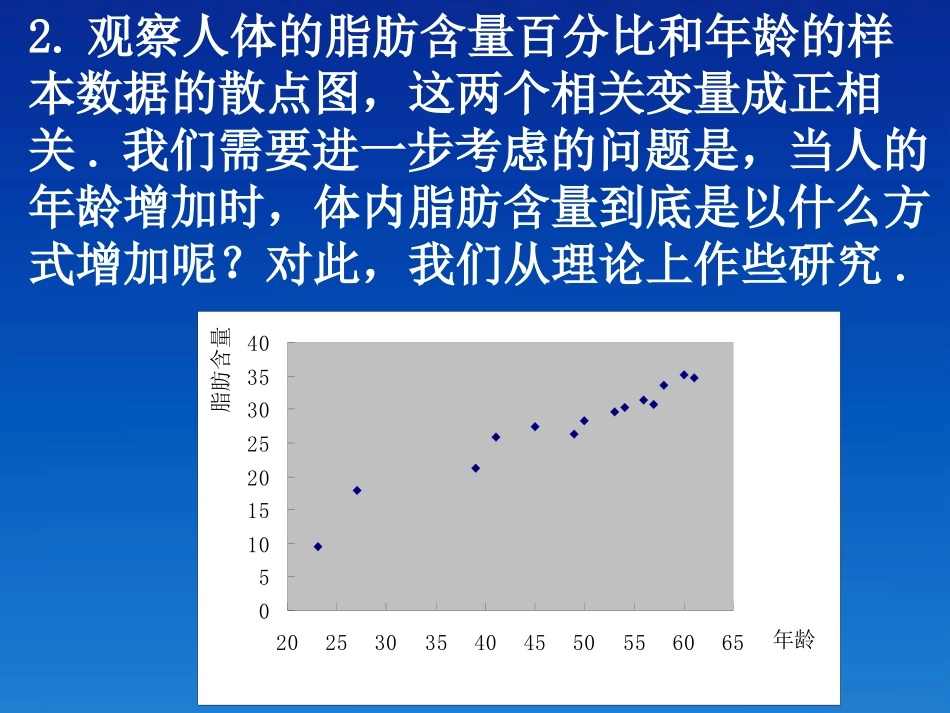 高中数学 23-2(变量间的相关关系)课件 新人教A版必修3 课件_第3页