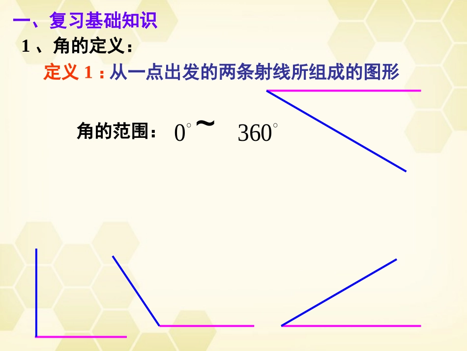 高中数学 任意角课件四 新人教A版必修4 课件_第2页