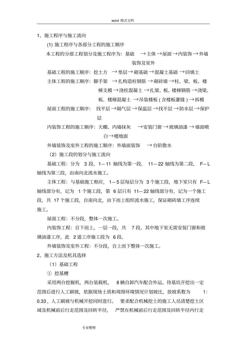 住宅工程施工组织设计方案范本_第2页