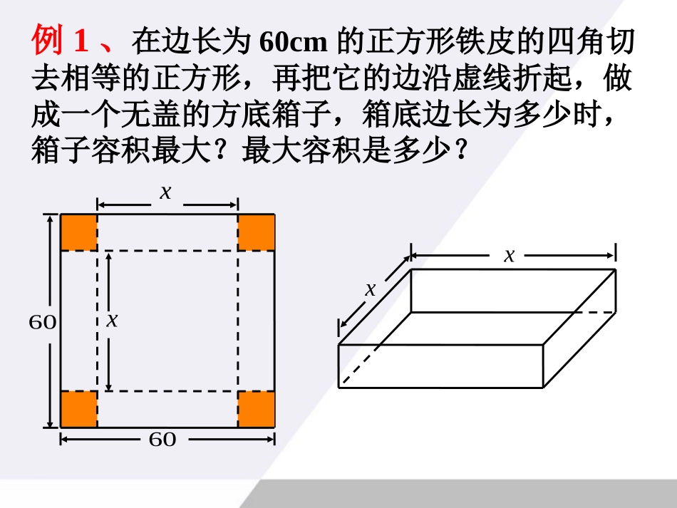 高中数学 14(生活中的优化问题)课件 新人教A版选修2-2 课件_第2页