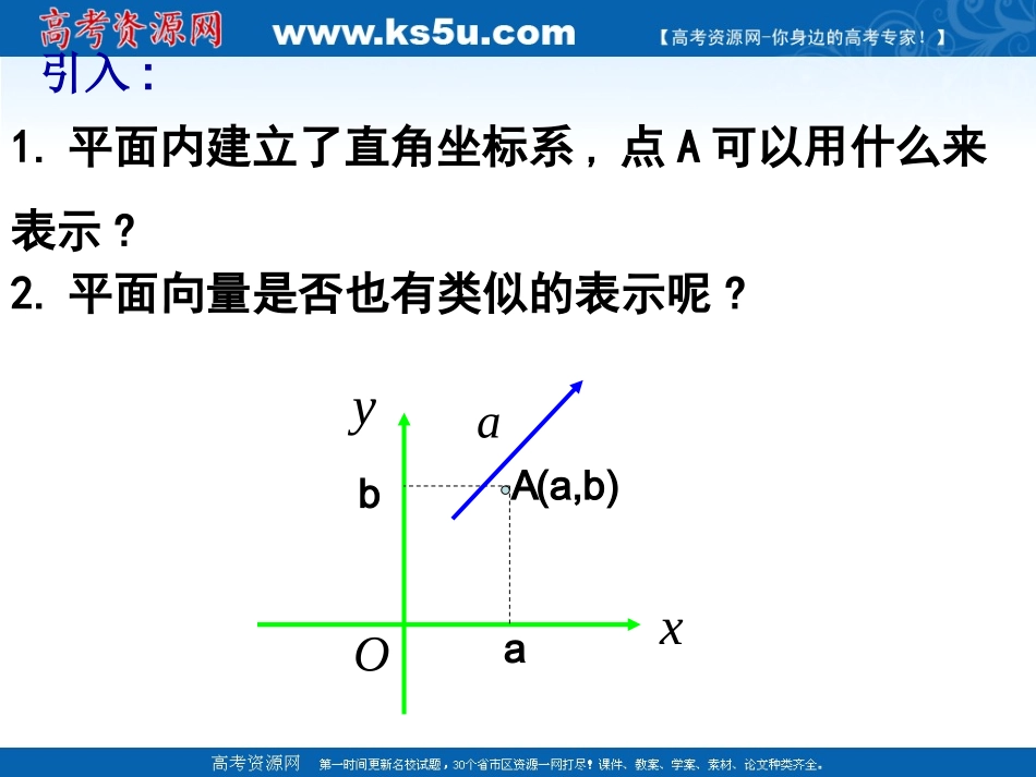 高中数学 23(平面向量的坐标运算)课件 苏教版必修4 课件_第2页
