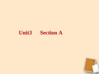 河南省郑州市第九十六中七年级英语 (Unit3 Section A)课件 外研版 课件