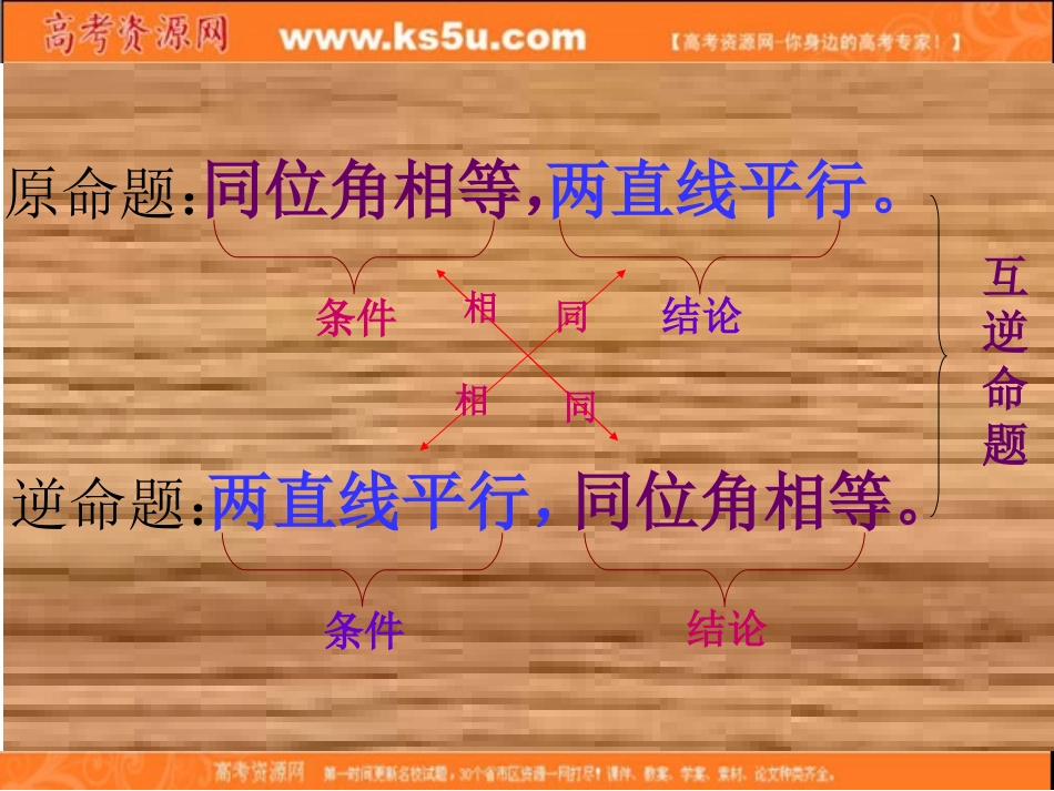 高中数学 第一章1(四种命题)课件 北师大版选修2-1 课件_第3页