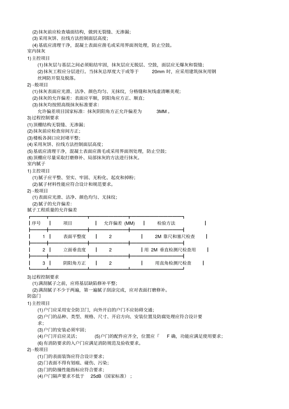 住宅工程质量标准_第3页