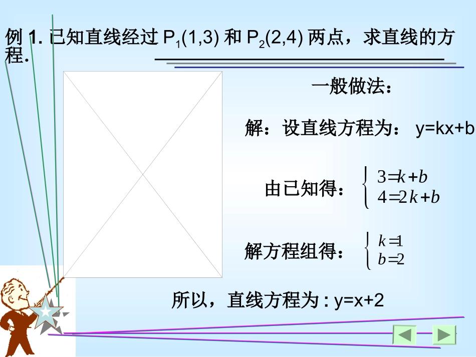 湖南省桃江四中高二数学(3.2.2 两点式方程)课件2 课件_第3页