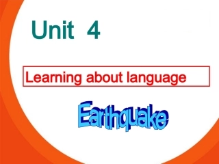 高一英语模块一Unit4 Using language 教案