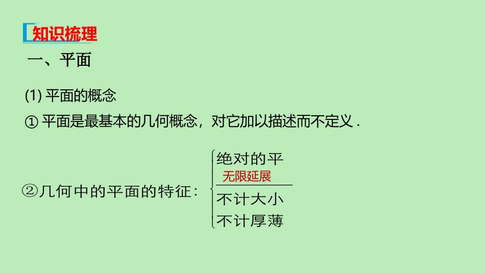 高中数学 第八章 立体几何初步 841 平面课件 新人教A版必修第二册 课件_第3页