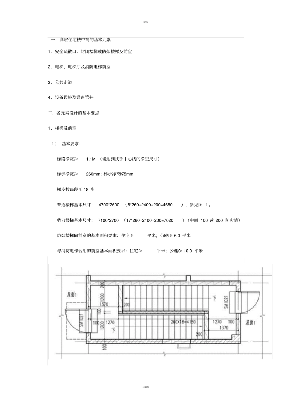 住宅核心筒布置_第1页