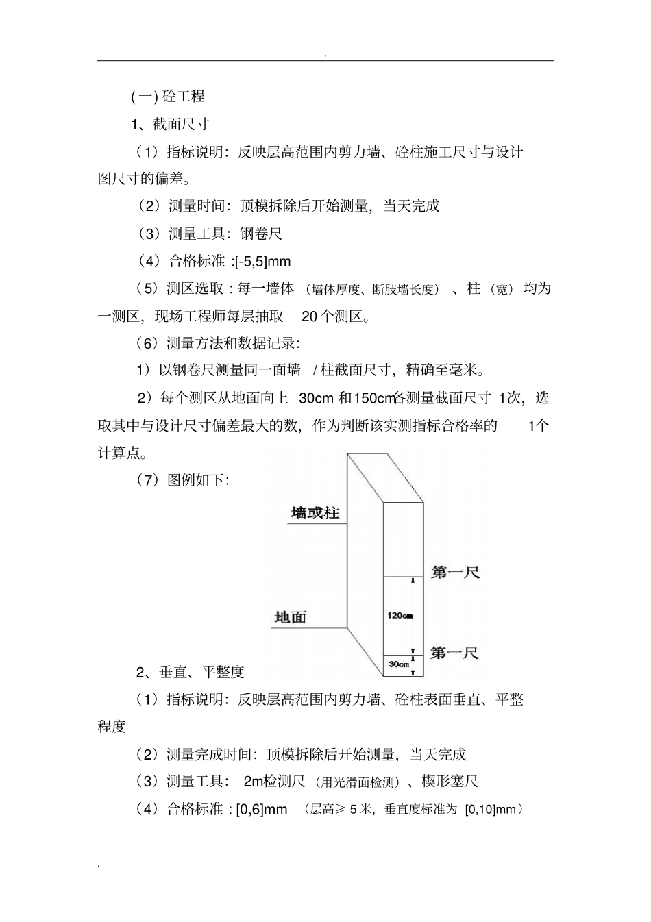 住宅楼实测实量操作细则_第2页