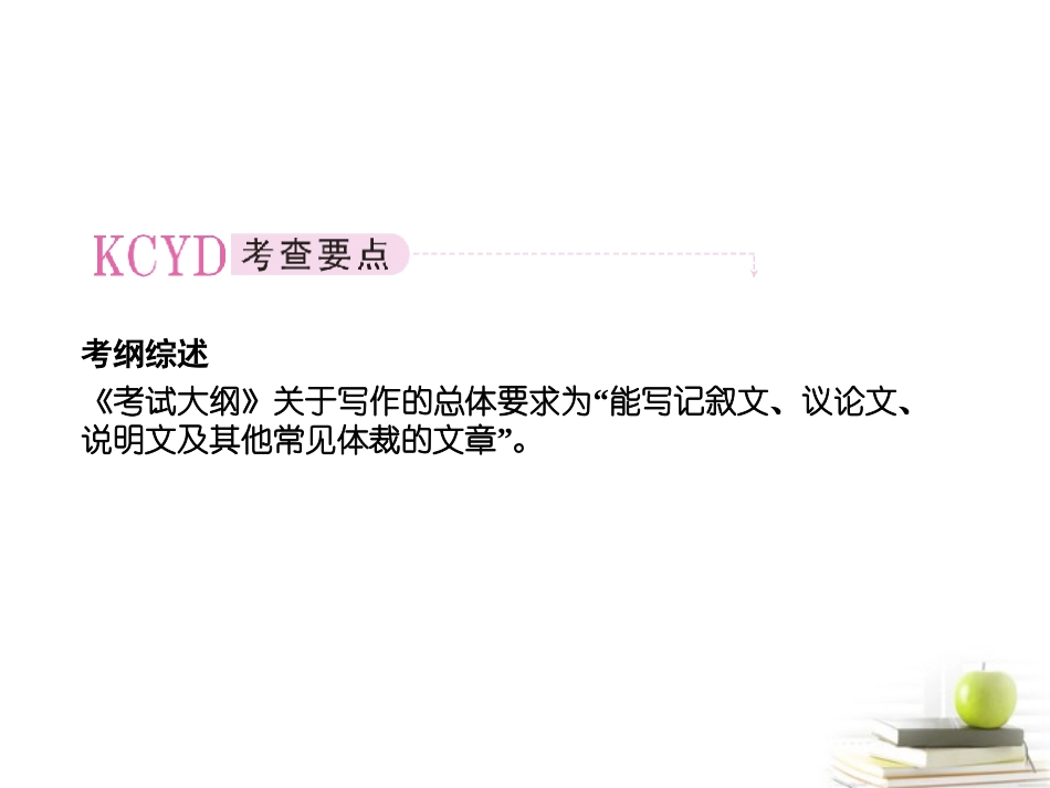 高三语文二轮复习 写作课件_第2页