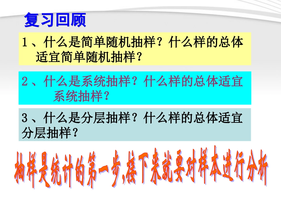 高中数学 5(用样本估计总体)课件 北师大版必修3 课件_第3页