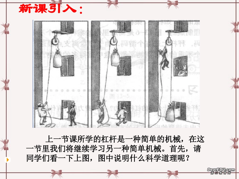 课件 初三物理课件定滑轮和动滑轮(含ppt,flash)人教版_第3页