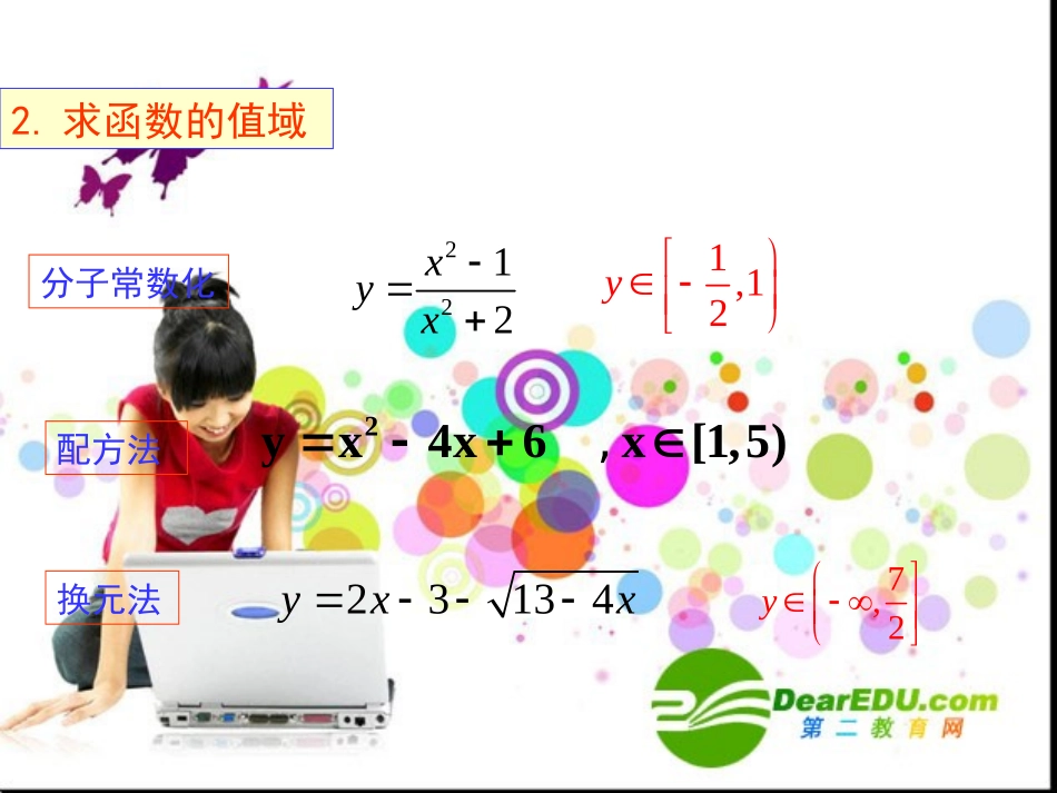 高中数学：函数性质复习课件(新人教A版必修1) 课件_第3页