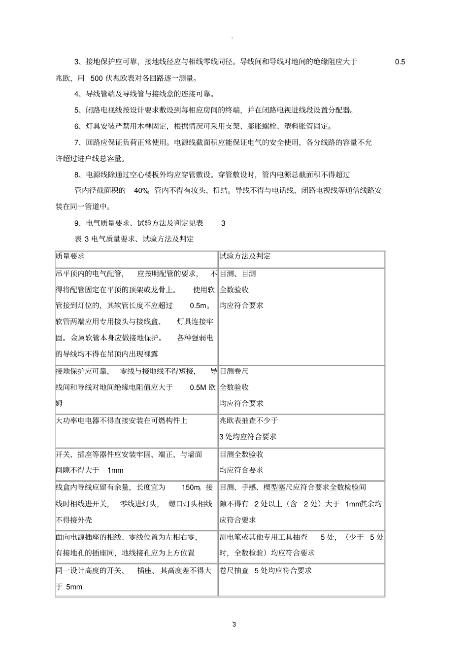 住宅装饰质量标准_第3页