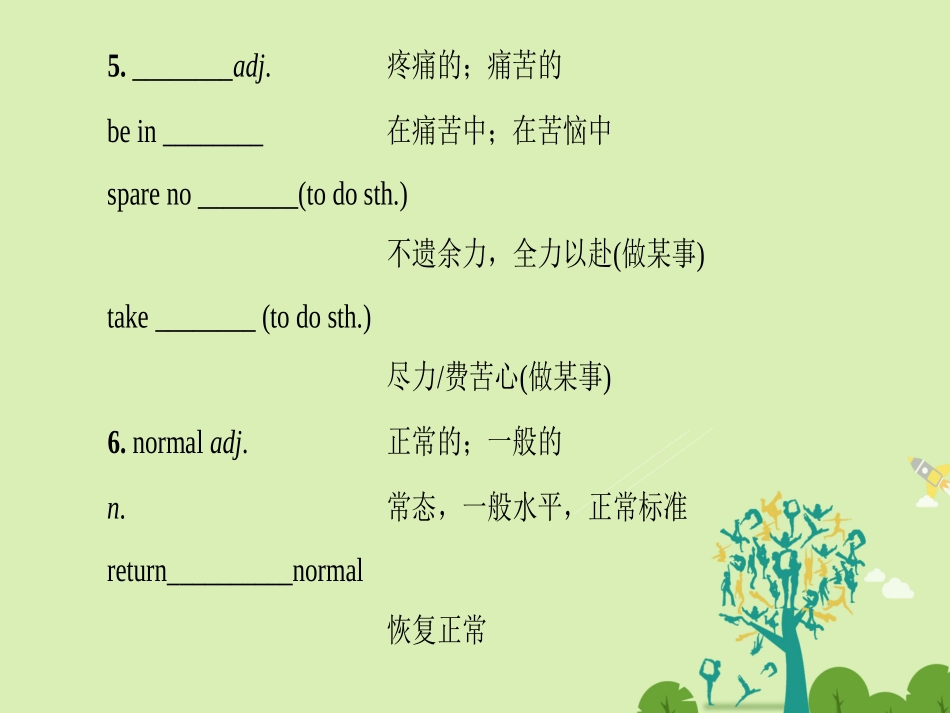 高中英语 Module 1 Our Body and Healthy Habits模块尾 核心要点回扣课件 外研版必修2 课件_第3页