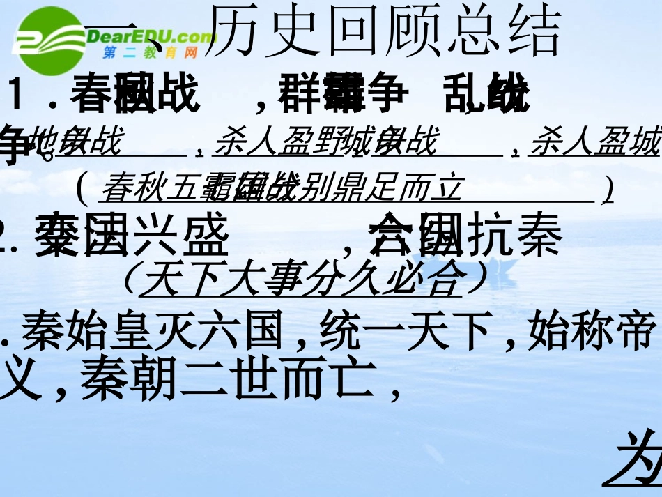 高一语文下学期(过秦论)课件 人教版第二册 课件_第3页