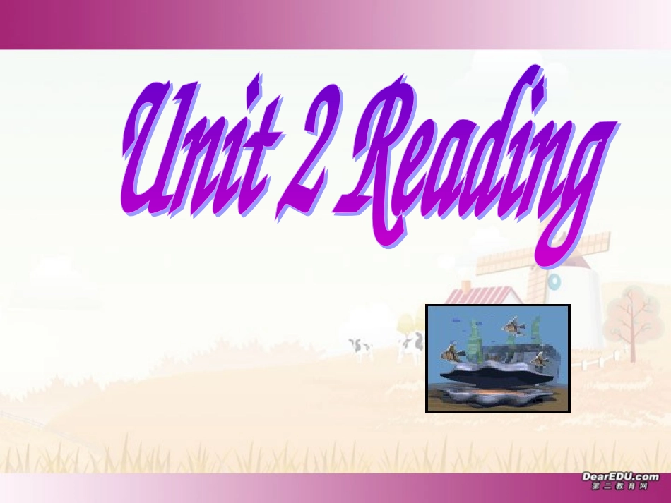 高三英语Unit2 reading课件_第1页