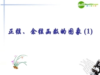 高中数学 正弦、余弦函数的性质(1)课件 新人教A版必修4 课件