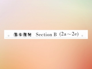 秋八年级英语上册 Unit 10 If you go to the party，you ll have a great time(第4课时)Section B(2a 2e)习题课件 (新版)人教新目标版 课件