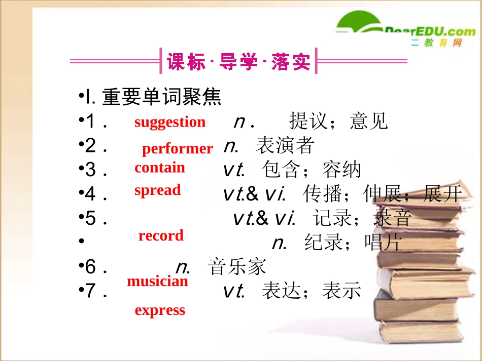 高三一轮(全国版)英语(全国卷2专用)：高一 Units11(课件) 课件_第2页